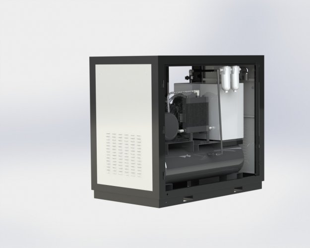 【巨薪】全無油空壓機(jī)一體機(jī)I型